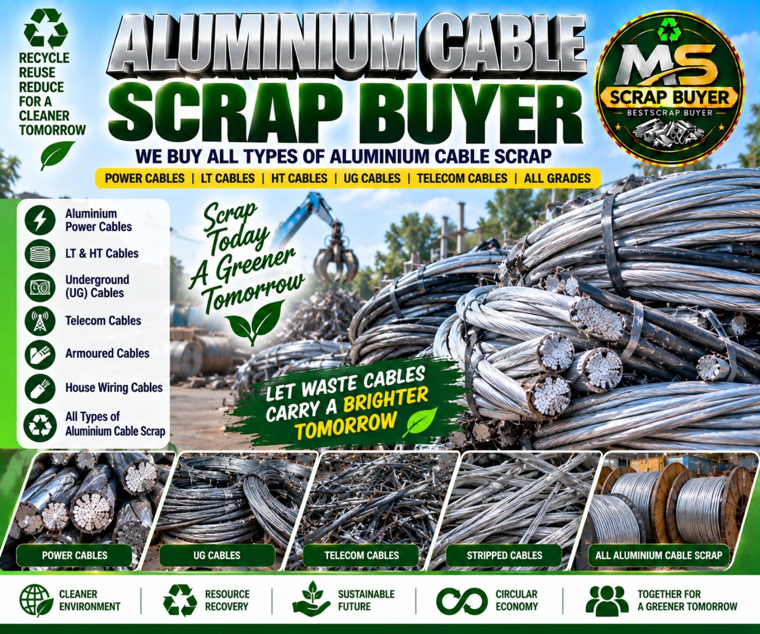 Aluminium Cable Scrap Buyer