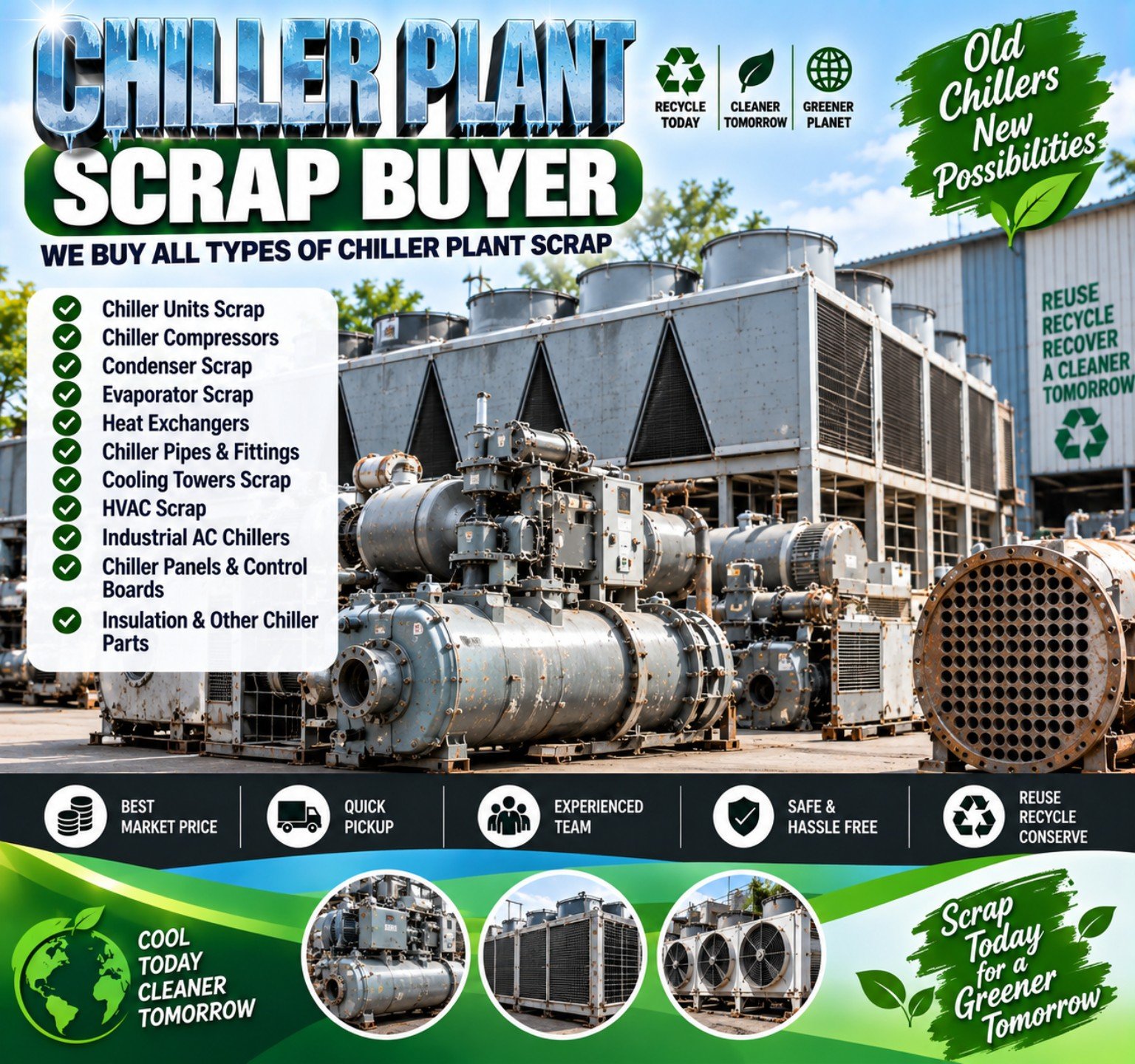 Chiller Plant Scrap Buyer Hyderabad
