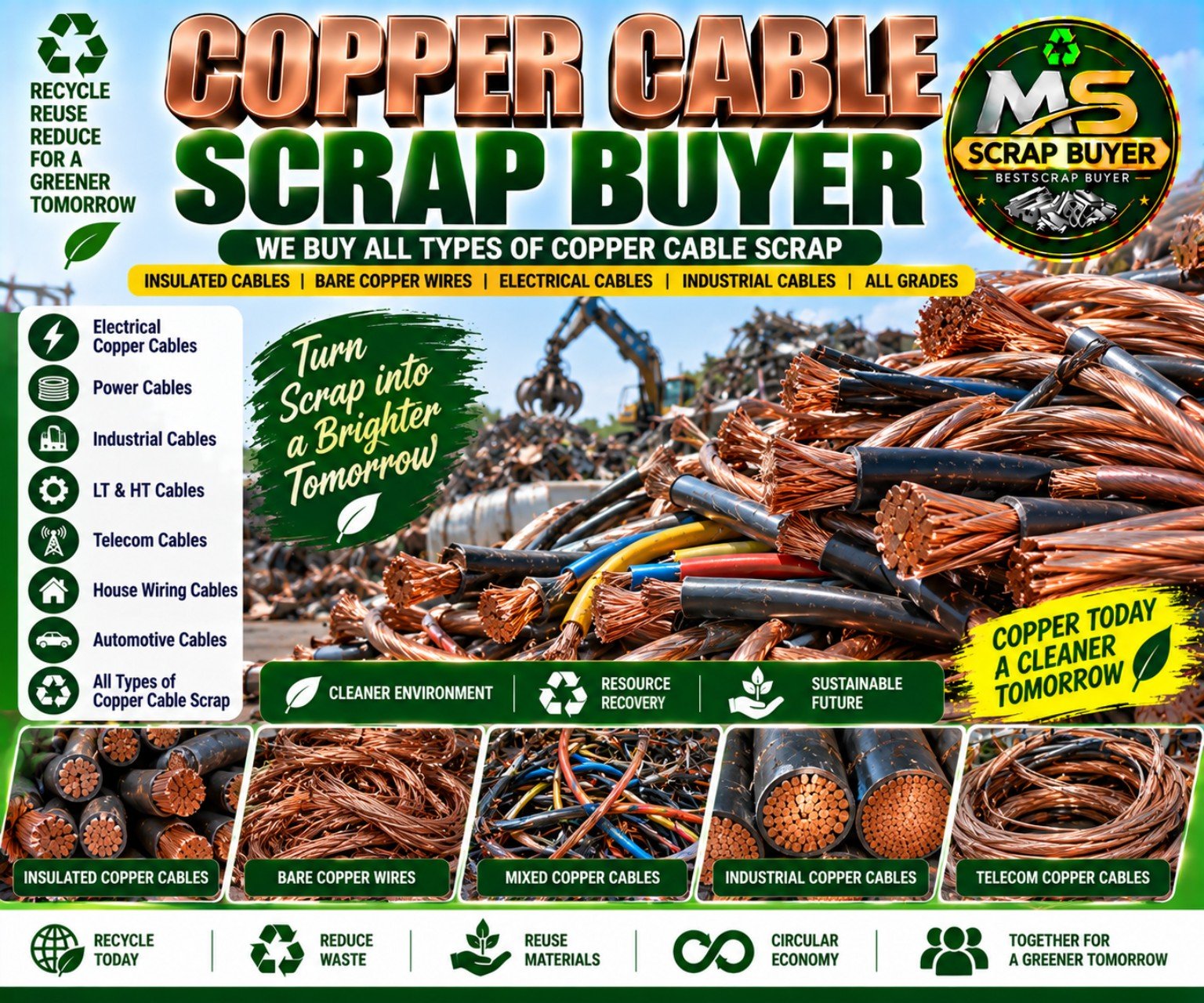 Copper Cable Scrap Buyer
