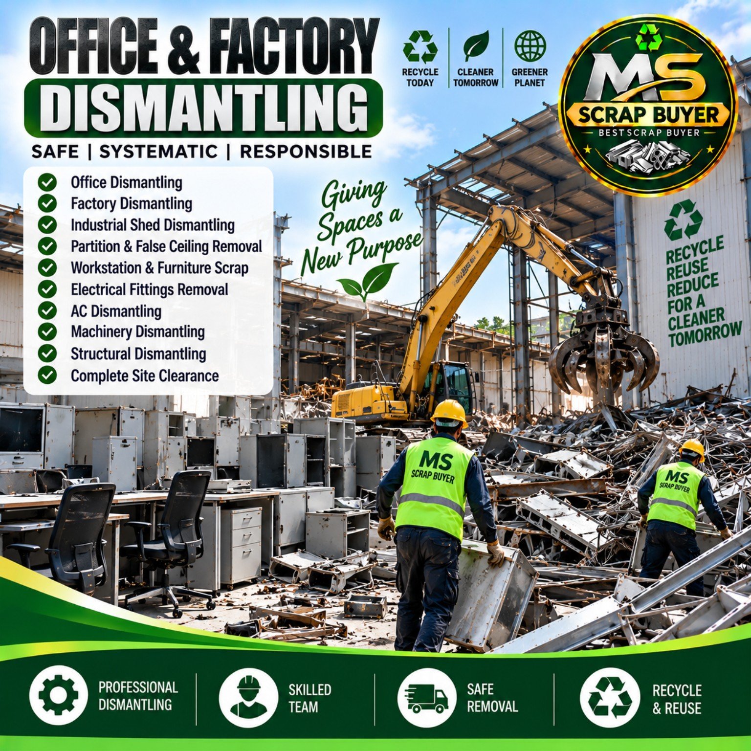 Office & Factory Dismantling Hyderabad