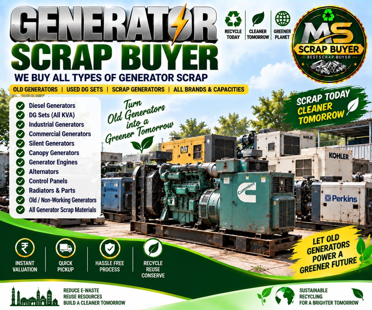 Generator Scrap Buyer Hyderabad