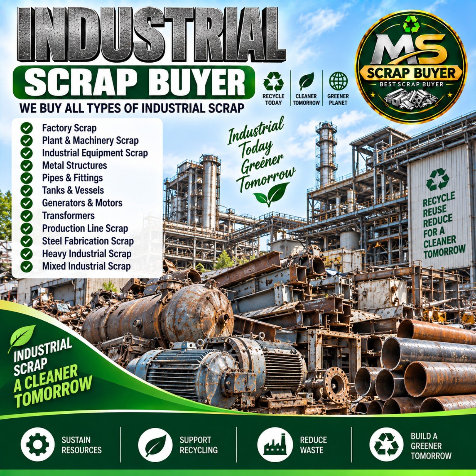 Industrial Scrap Buyer