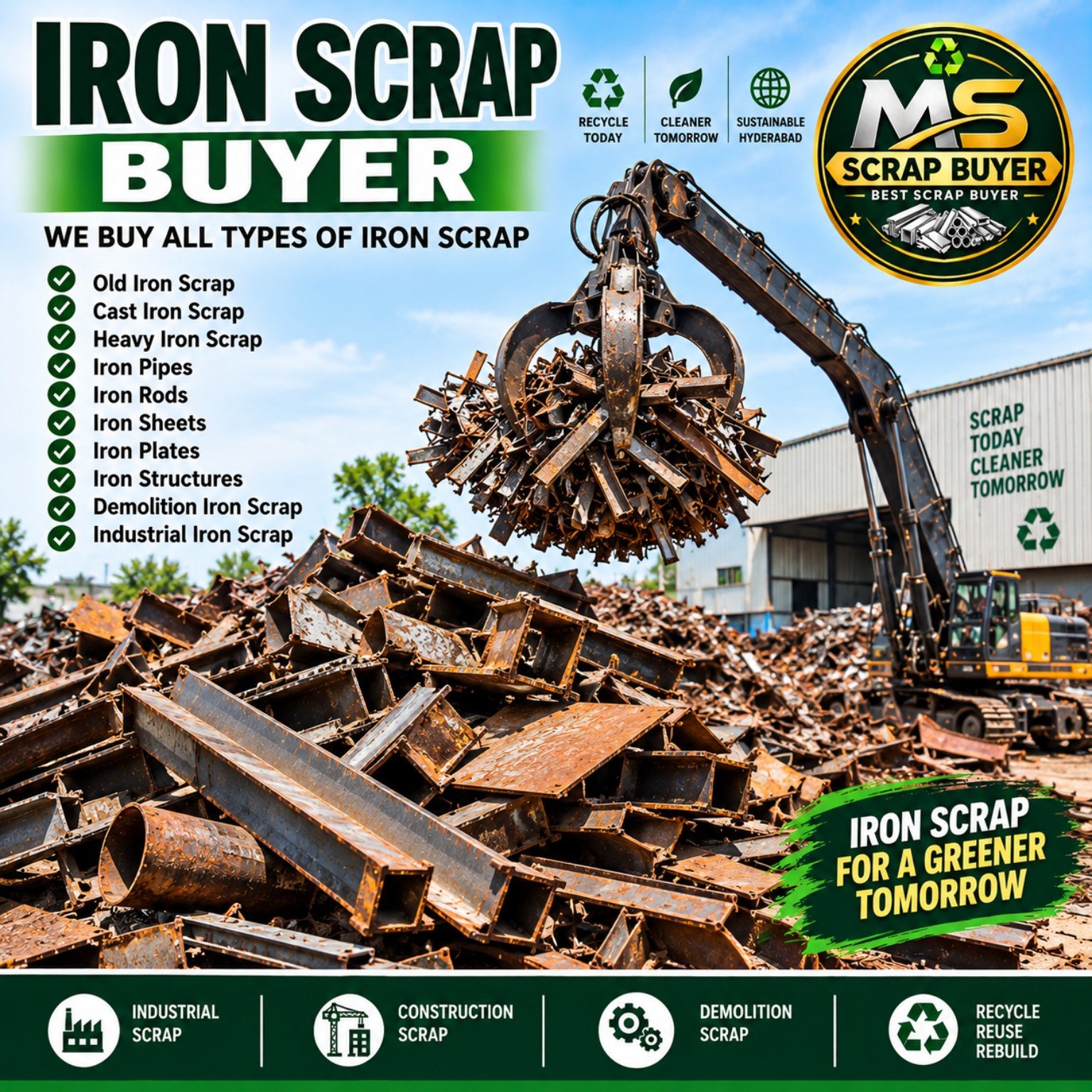 Iron Scrap Buyer Hyderabad